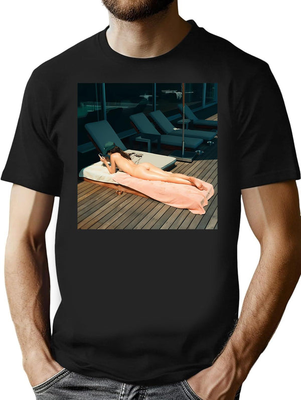 Kendall Sleep T-Shirt - Retro Graphic Tee for Men & Women - Black