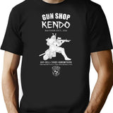 Kendo Gun Shop T-Shirt for Men & Women, T-Shirts Graphic Tee - Black