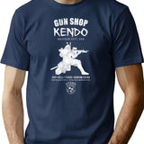 Kendo Gun Shop T-Shirt for Men & Women, T-Shirts Graphic Tee - Navy