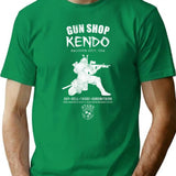 Kendo Gun Shop T-Shirt for Men & Women, T-Shirts Graphic Tee - Green
