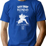 Kendo Gun Shop T-Shirt for Men & Women, T-Shirts Graphic Tee - Blue