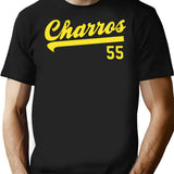 Kenny Powers Charros Team T-Shirt - Retro Graphic Tee for Men & Women - Black
