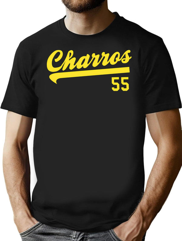Kenny Powers Charros Team T-Shirt - Retro Graphic Tee for Men & Women - Black