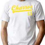 Kenny Powers Charros Team T-Shirt - Retro Graphic Tee for Men & Women - White
