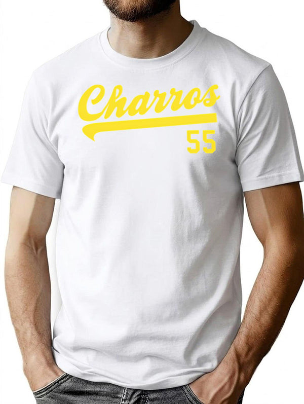 Kenny Powers Charros Team T-Shirt - Retro Graphic Tee for Men & Women - White
