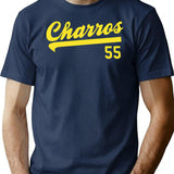 Kenny Powers Charros Team T-Shirt - Retro Graphic Tee for Men & Women - Navy
