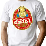 Kevin Malone Chili Label T-Shirt for Men & Women, T-Shirts Graphic Tee - White