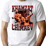 Khamzat Chimaev Bootleg Bootleg Graphic T-Shirt - White