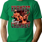 Khamzat Chimaev Bootleg Bootleg Graphic T-Shirt - Green