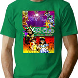 Ki-Chan Demon Hunter Comic Pop T-Shirt for Men & Women, T-Shirts Graphic Tee - Green