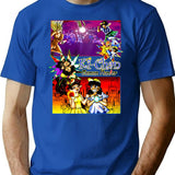 Ki-Chan Demon Hunter Comic Pop T-Shirt for Men & Women, T-Shirts Graphic Tee - Blue
