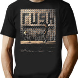 Kick Skeleaton T-Shirt - Retro Graphic Tee for Men & Women - Black