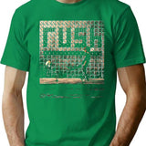 Kick Skeleaton T-Shirt - Retro Graphic Tee for Men & Women - Green
