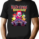 Killer Klowns From Outer Space Crazy House T-Shirt - Black