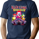 Killer Klowns From Outer Space Crazy House T-Shirt - Navy