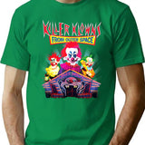 Killer Klowns From Outer Space Crazy House T-Shirt - Green