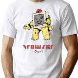 King Of Computers... Browser T-Shirt - Retro Graphic Tee for Men & Women - White