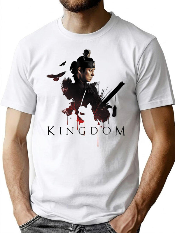 Kingdom T-Shirt for Men & Women, T-Shirts Graphic Tee - White