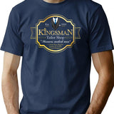 Kingsman Tailor Shop T-Shirt for Men & Women, T-Shirts Graphic Tee - Navy