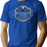 Kingsman Tailor Shop T-Shirt for Men & Women, T-Shirts Graphic Tee - Blue