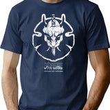 Kitaru Witch Hunter - Witches Get Stiches T-Shirt for Men & Women, T-Shirts Graphic Tee - Navy