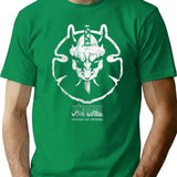 Kitaru Witch Hunter - Witches Get Stiches T-Shirt for Men & Women, T-Shirts Graphic Tee - Green
