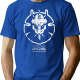 Kitaru Witch Hunter - Witches Get Stiches T-Shirt for Men & Women, T-Shirts Graphic Tee - Blue