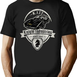 Knight Industries Kitt Since 1982 Worn Dks T-Shirt for Men & Women, T-Shirts Graphic Tee - Black