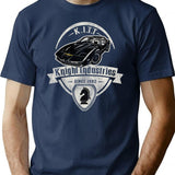 Knight Industries Kitt Since 1982 Worn Dks T-Shirt for Men & Women, T-Shirts Graphic Tee - Navy
