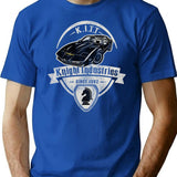 Knight Industries Kitt Since 1982 Worn Dks T-Shirt for Men & Women, T-Shirts Graphic Tee - Blue