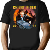Knight Industries Kitt Worn T-Shirt for Men & Women, T-Shirts Graphic Tee - Black