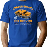 Korben Dallas Cab Service T-Shirt for Men & Women, T-Shirts Graphic Tee - Blue