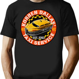 Korben Dallas Taxi Service T-Shirt for Men & Women, T-Shirts Graphic Tee - Black