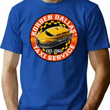 Korben Dallas Taxi Service T-Shirt for Men & Women, T-Shirts Graphic Tee - Blue