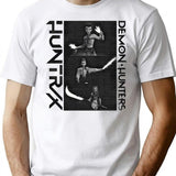 Kpop Demon Hunters Black Art T-Shirt for Men & Women, T-Shirts Graphic Tee - White