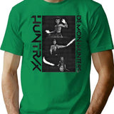 Kpop Demon Hunters Black Art T-Shirt for Men & Women, T-Shirts Graphic Tee - Green