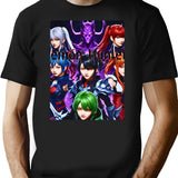 Kpop Demon Hunters Full Cast Fanart T-Shirt for Men & Women, T-Shirts Graphic Tee - Black
