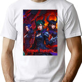 Kpop Demon Hunters Girls And Monster T-Shirt for Men & Women, T-Shirts Graphic Tee - White
