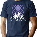 Kpop Demon Hunters Huntrix (2) T-Shirt for Men & Women, T-Shirts Graphic Tee - Navy