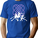 Kpop Demon Hunters Huntrix (2) T-Shirt for Men & Women, T-Shirts Graphic Tee - Blue