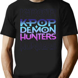 Kpop Demon Hunters Huntrix T-Shirt for Men & Women, T-Shirts Graphic Tee - Black