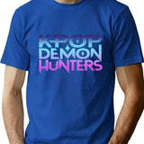 Kpop Demon Hunters Huntrix T-Shirt for Men & Women, T-Shirts Graphic Tee - Blue