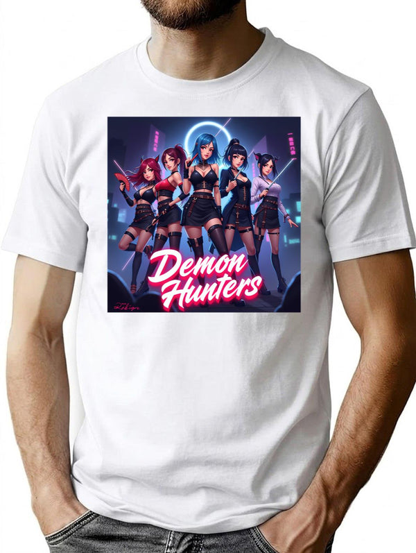 Kpop Demon Hunters Rumikpop Demon Huntersk-Pop Demon Hunters Supernatural (2) T-Shirt for Men & Women, T-Shirts Graphic Tee - White