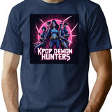 Kpop Demon Hunters Rumikpop Demon Huntersk-Pop Demon Hunters Supernatural T-Shirt for Men & Women, T-Shirts Graphic Tee - Navy