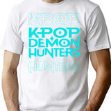 Kpop Demon Hunters Sticker (2) T-Shirt for Men & Women, T-Shirts Graphic Tee - White