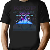 Kpop Demon Hunters Sticker T-Shirt for Men & Women, T-Shirts Graphic Tee - Black