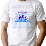 Kpop Demon Hunters Sticker T-Shirt for Men & Women, T-Shirts Graphic Tee - White
