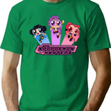 Kpop Demon Hunters X Power Girls T-Shirt for Men & Women, T-Shirts Graphic Tee - Green