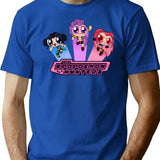 Kpop Demon Hunters X Power Girls T-Shirt for Men & Women, T-Shirts Graphic Tee - Blue