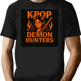 Kpop Demon Hunters (13) T-Shirt for Men & Women, T-Shirts Graphic Tee - Black